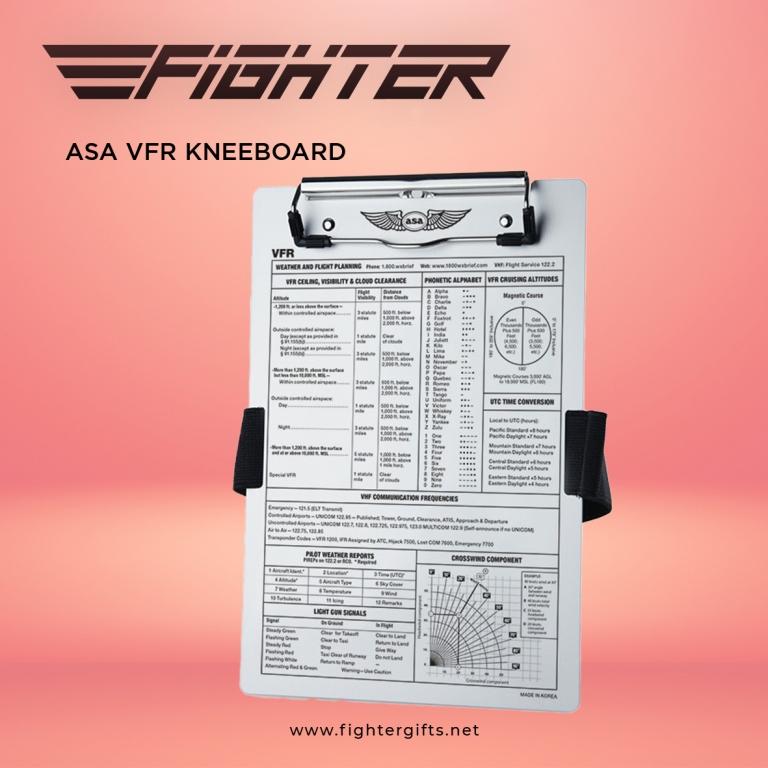 ASA VFR KNEEBOARD – Fighter Gifts