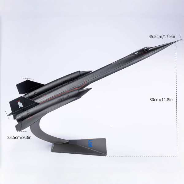 INTERALLIED Air Force 1 SR-71 BLACK BIRD Diecast Model Scale 1:72 ...