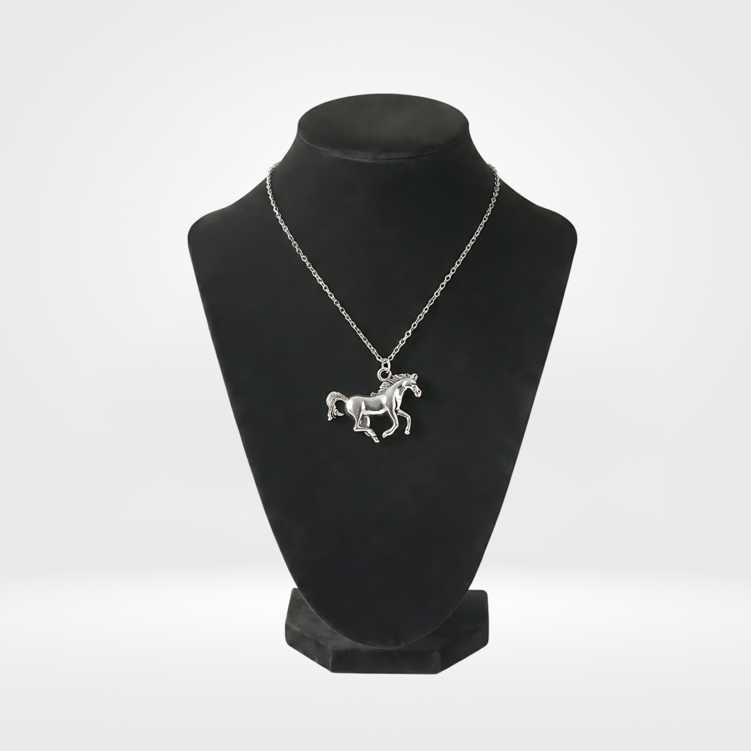 Running Horse Pendant Necklace